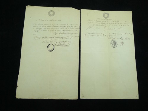 Manoscritto documento lombardo - manoscritto,