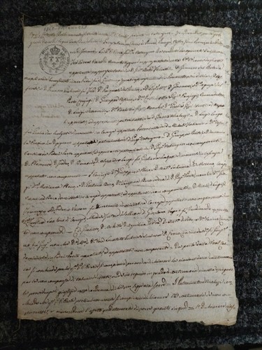 Catanzaro 1845 documento - catanzaro,