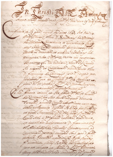 Collezione documenti antichi - collezione,