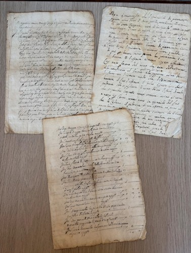 Documenti manoscritti antichi - documenti,