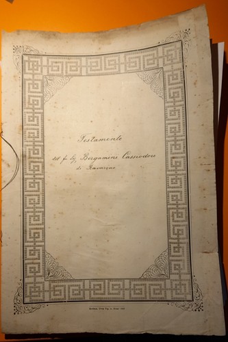 Collezione documenti antichi - collezione,