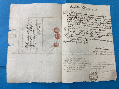 Documento manoscritto dispensa - manoscritto,