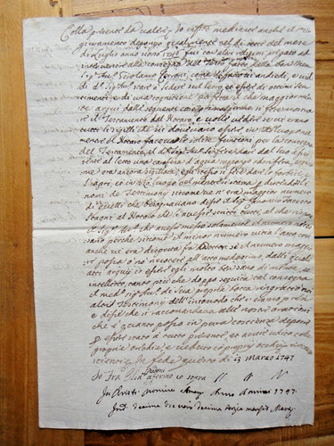 1747 documento manoscritto - 1747-documento,