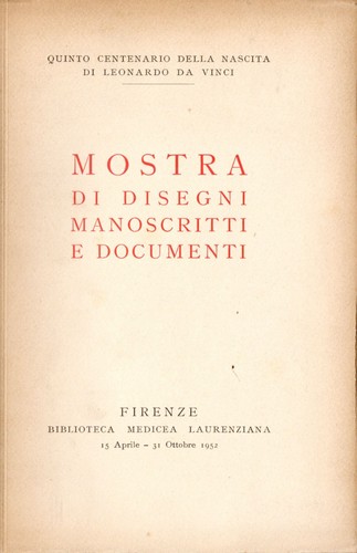 Leonardo mostra disegni - mostra, di