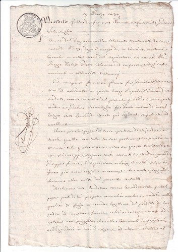 Lotto documenti manoscritti - 10,