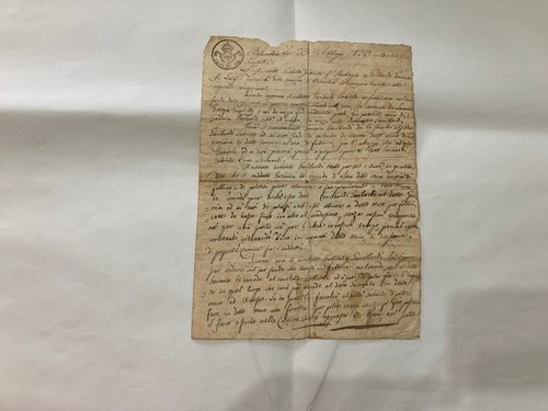Antico documento manoscritto - antico,