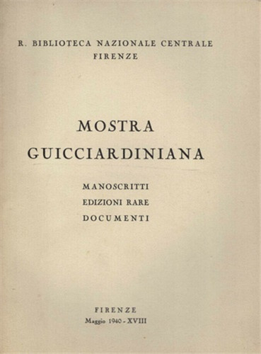 Mostra guicciardiniana - -,