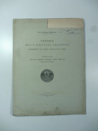 Notizia della scrittura