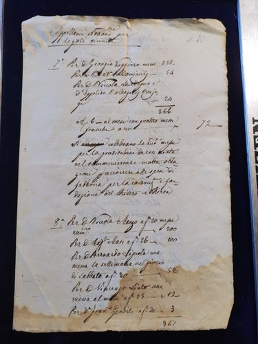 1850 documento relativo - 1850, a