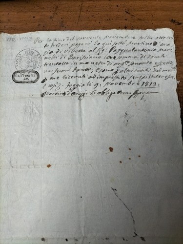 Documento antico foggia - documento,