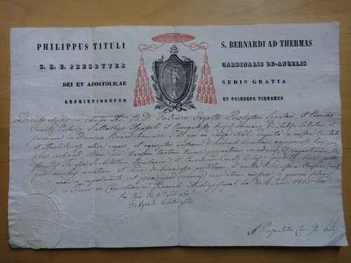 1850 cardinale filippo - filippo, de