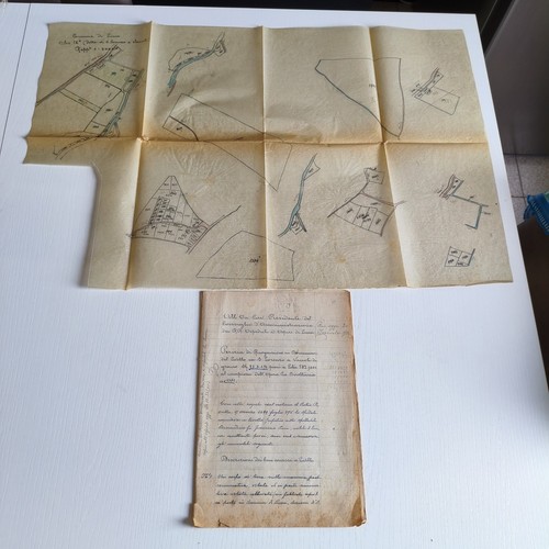 1932 documento manoscritto - documento,