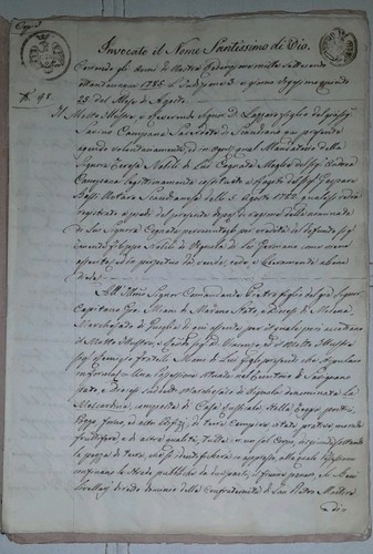 Collezione documenti antichi - documenti,
