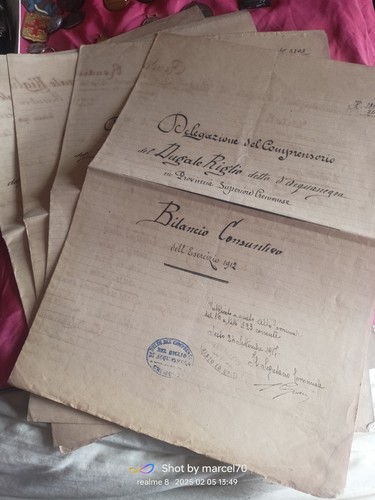 Lotto documenti storici - documenti,