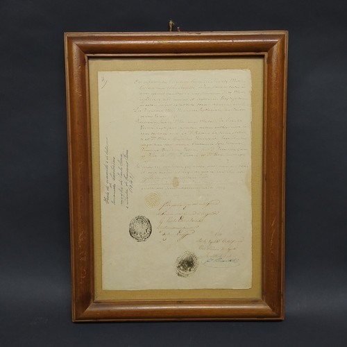 Documento antico manoscritto
