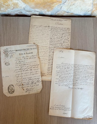 Documenti manoscritti antichi - documenti,